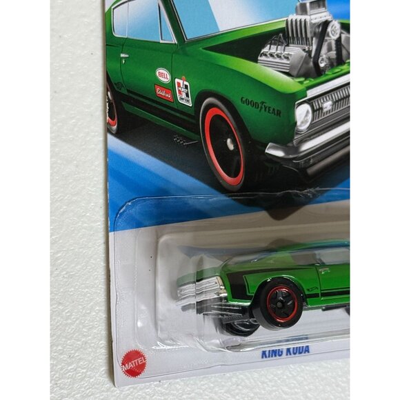 Hot Wheels 2024 King Kuda Green Muscle Mania 6/10 Diecast Car New on Card - Picture 2 of 5